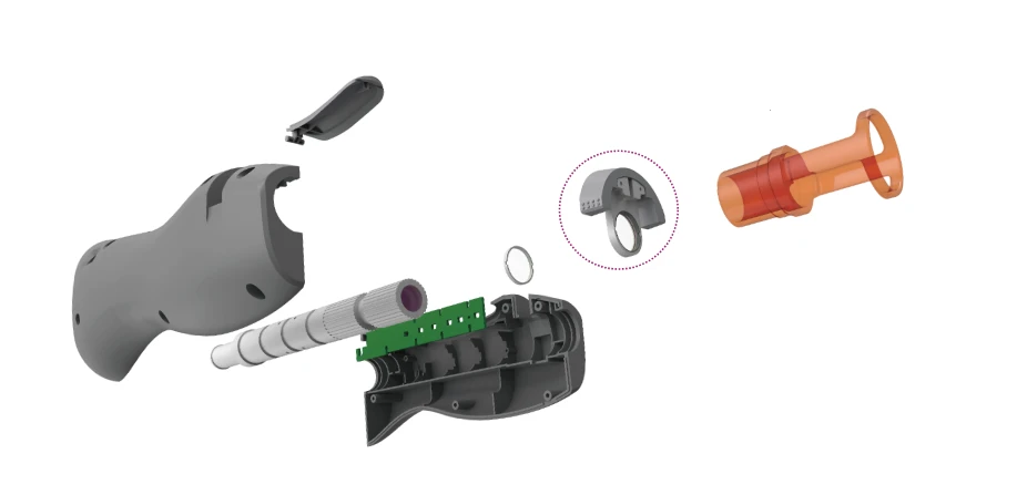 VALO ApexDual handpiece architecture
