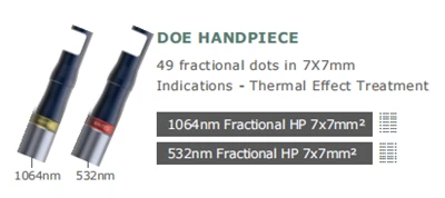 DOE handpiece